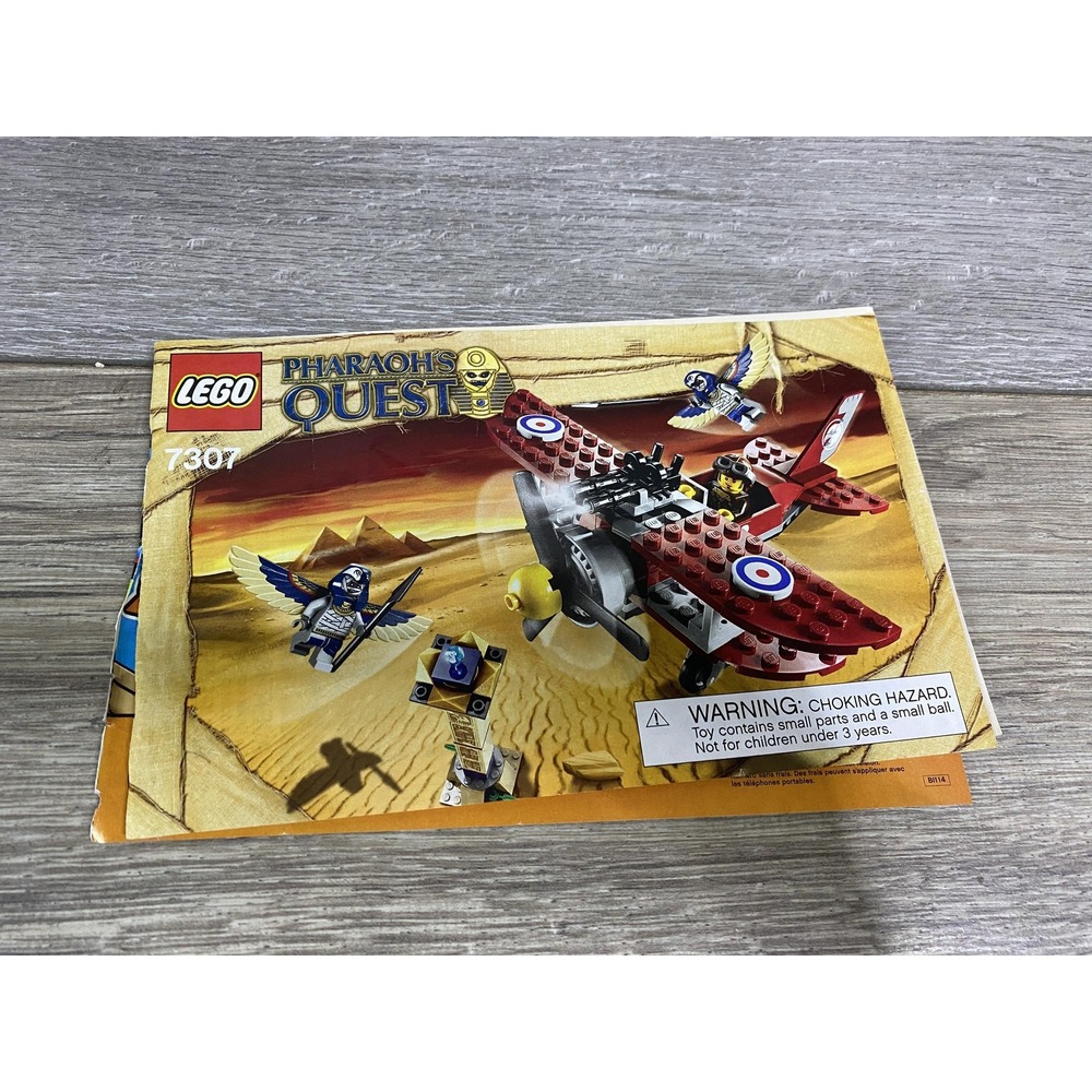 LEGO Pharaoh's‎ Quest 7307 Flying Mummy Attack Instruction Manual 2011 Booklet